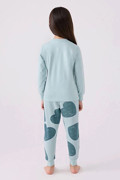 Rolypoly Girl's Blue Long Sleeve Pajama Set