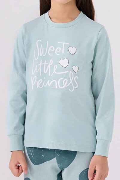 Rolypoly Girl's Blue Long Sleeve Pajama Set