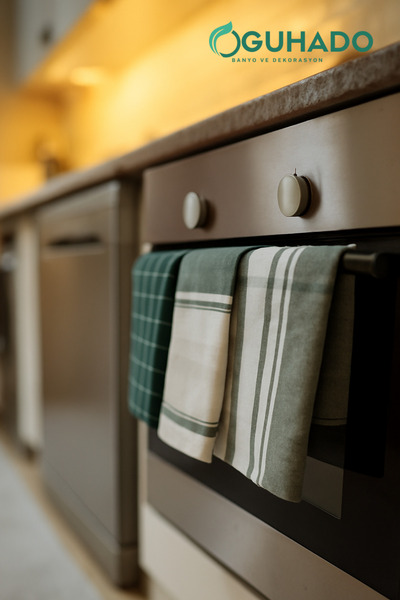 GUHADO Kurulama Bezi 3'lü Yeşil (45x65 cm)