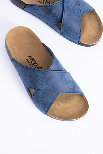 POLOMİA Isabella Жіночі - Перехресні анатомічні, еластичні та м'які легкі сандалі-капці для щоденного використання