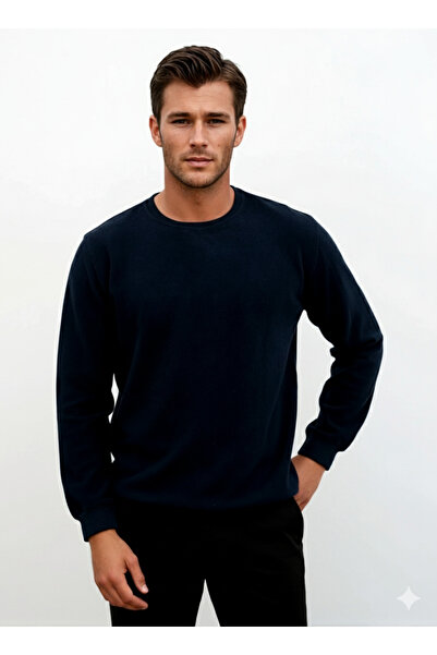 OXVİN Слонік Тканина Світшот з круглим вирізом Зручний крій Рукав Спідниця на резинці