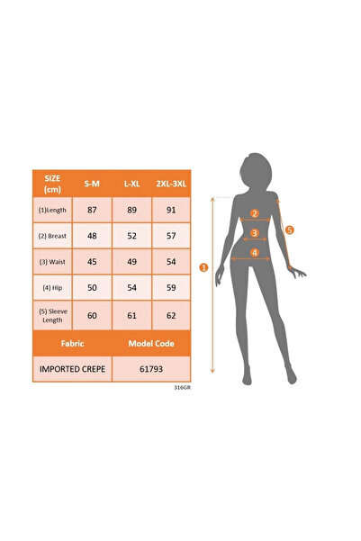 Butik Women's long sleeve crew neck mini crepe dress