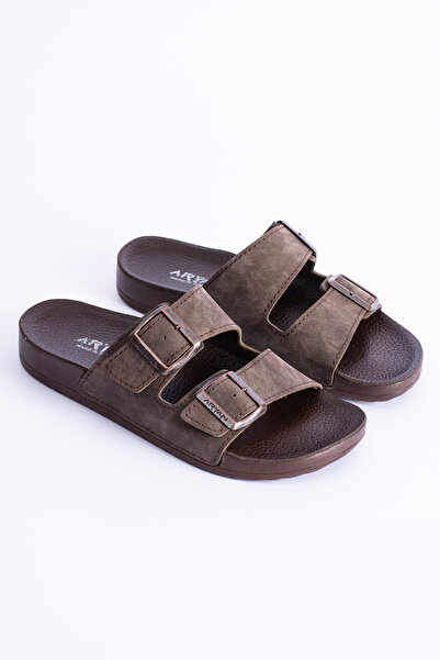 POLOMİA Άνετες ανδρικές καθημερινές παντόφλες Polomia Pablo Flexible Buckle Comfort