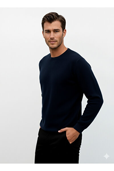 OXVİN Слонік Тканина Світшот з круглим вирізом Зручний крій Рукав Спідниця на резинці