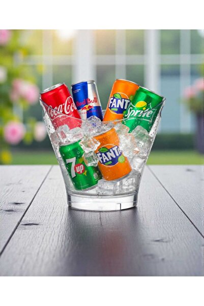 Biradlı Gastroplast San 6lt Şişe Kovası - Buz Kovası