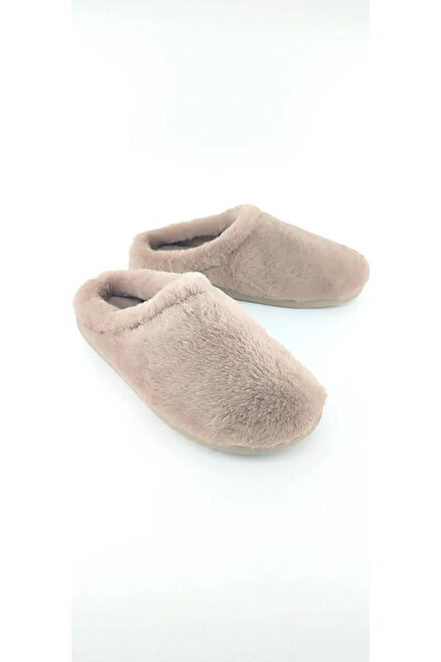 GEZER Γυναικεία Λούτρινη Προσωπικότητα - Παντόφλες Οικιακής Χρήσης, Χρώμα Cameel