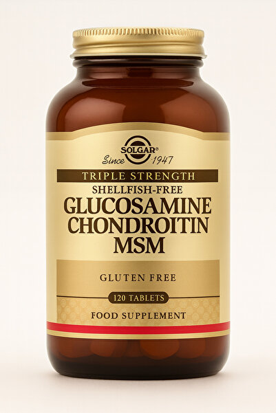 Solgar Glucosamine Chondroitin Msm 120 Tablet Glukozamin Kondroitin Msm 120