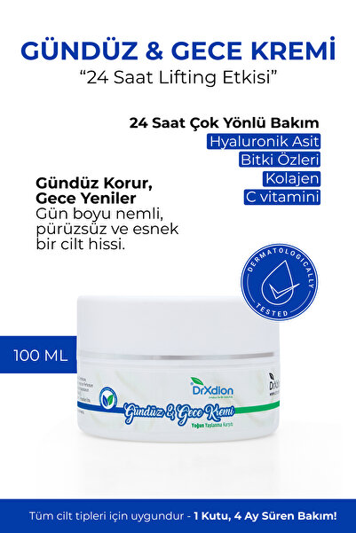 DrXdion Lifting Etkili Gündüz & Gece Kremi Yoğun Yaşlanma Karşıtı Kolajen, Hy...