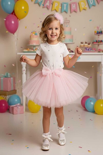 punicha Girl's Pink Tutu Skirt