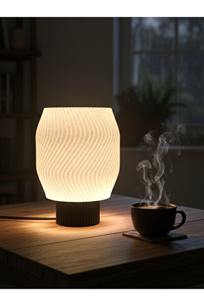 Designobee Pure-Modern Masa ve Gece Lambası – Ambiyans Lambası, Dekoratif LED...