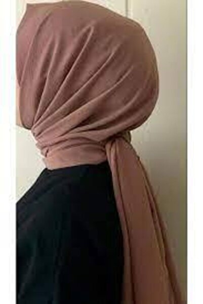 Sedef Medina Dried Rose Silk Shawl - 70x200