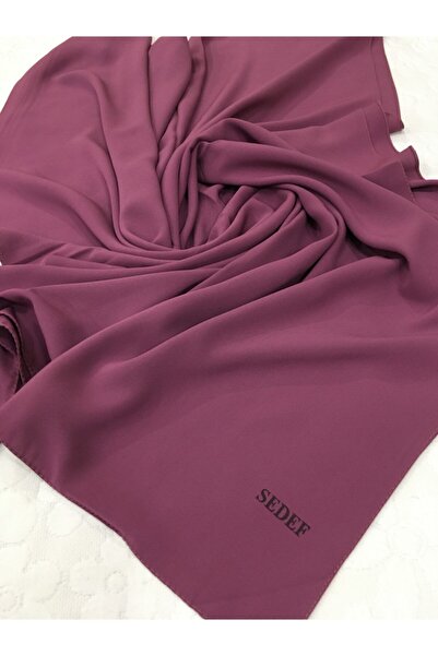 Sedef شال حرير المدينة، وردي داكن، 70×200