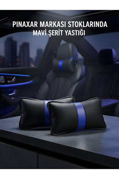 pınaxar وسادة رقبة بخطوط زرقاء لمقعد السيارة أوبل كومبو دي 2012 وما بعدها، قط...