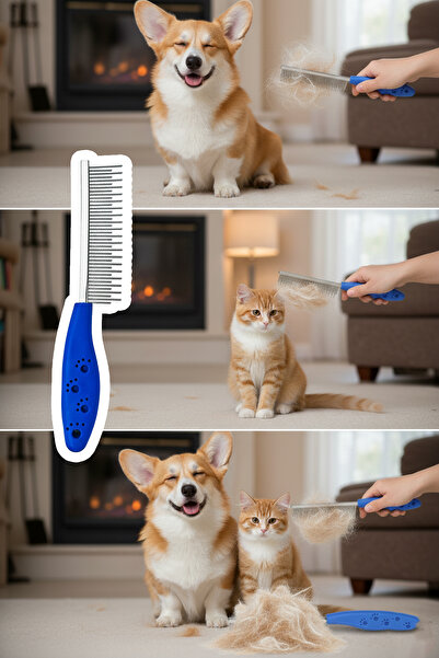 rianka مشط العناية وإزالة الشعر للقطط والكلاب |   مشط يسهل العناية بفرو الحيو...