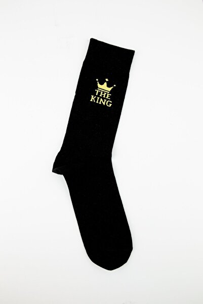 Bross Чоловічі шкарпетки King з написом