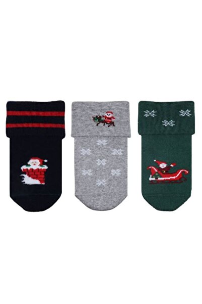 Bross Santa Claus Towel Men's 3-Piece Baby Socket