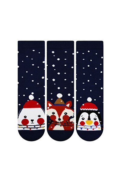 Bross Șosete pentru copii cu imprimeu cu zăpadă