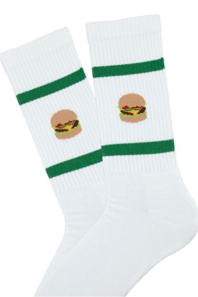 Bross Hamburger Men's Towel Socket Winter Socks