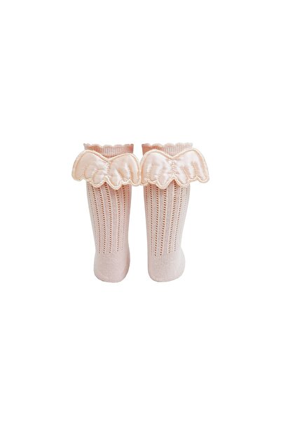 Bross Knee-high Baby Socks with Wing Accessories
