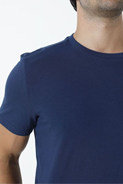 Bross Чоловіча футболка 100% бавовна, круглий виріз, облягаючий крій