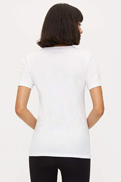 Bross 1032 100% Cotton Lace 2-Piece Women's Undershirt T-Shirt