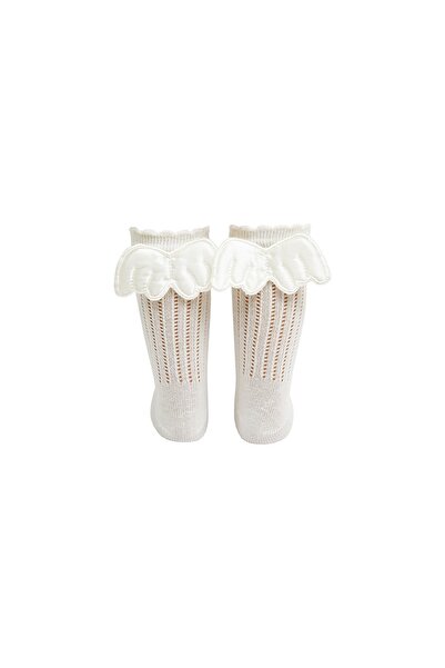 Bross Knee-high Baby Socks with Wing Accessories