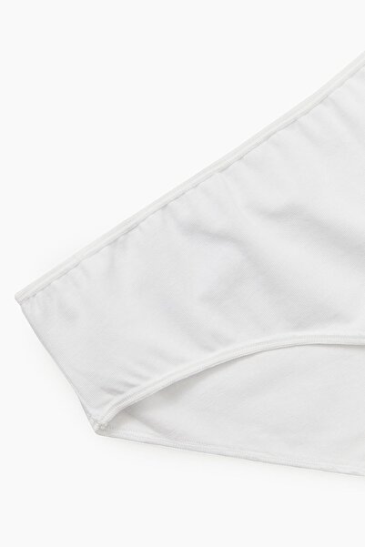 Bross Pachet de 2 chiloți de damă din bumbac alb 1220