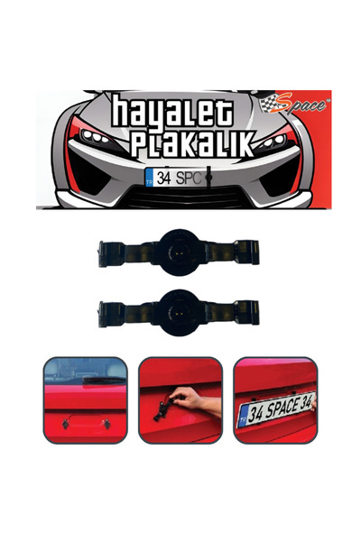 Space Hayalet Plakalık Siyah Polikarbon / Daply11