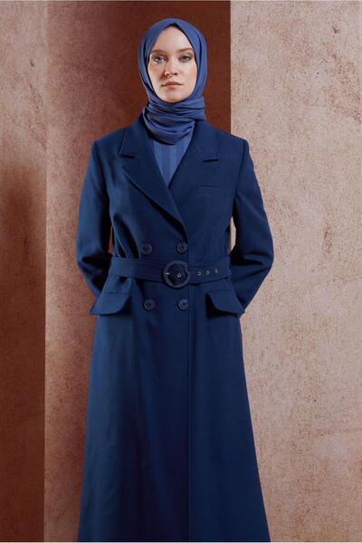 Alvina 90504 Μοντέλο Παλτό με Ζώνη