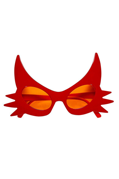 Skygo Red Color Mustache Design Cat Glasses 19x11 cm