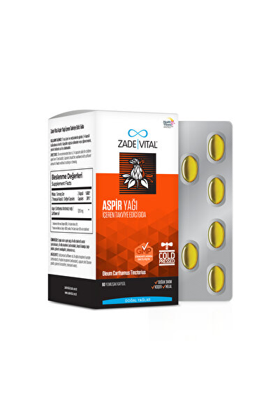 Zade Vital Safflower Oil 60 Soft Capsules