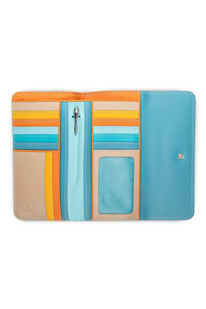 Mywalit Tri-fold Zip Wallet Geldbörse Leder 17 cm