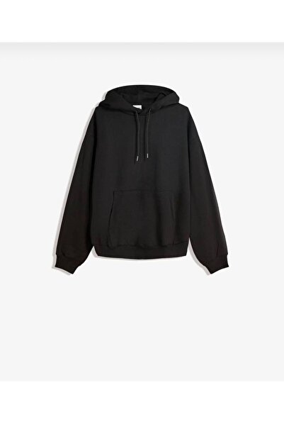 garajmood Black Sweatshirt Large Size Hooded Unisex