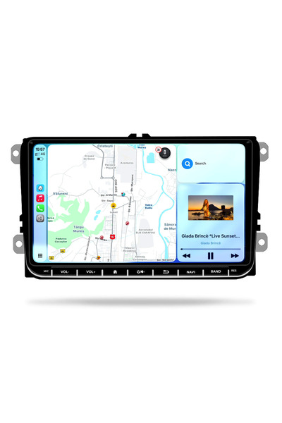 NavStore Navigatie Dedicata Volkswagen,QuadCore, 9Inch, 4Gb Ram, 64Gb stocare, Apple Carplay/Android Auto