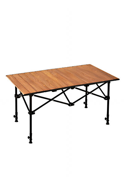 Taimi طاولة تخييم خفيفة الوزن قابلة للطي من الألومنيوم، قابلة للتعديل الارتفا...