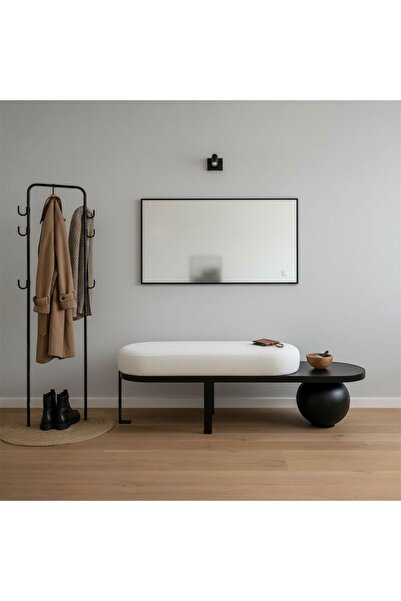 Beça Baby siyah modern Bench Puf ( 140 CM)