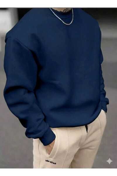 SILA Crew Neck Navy Blue Sweatshirt