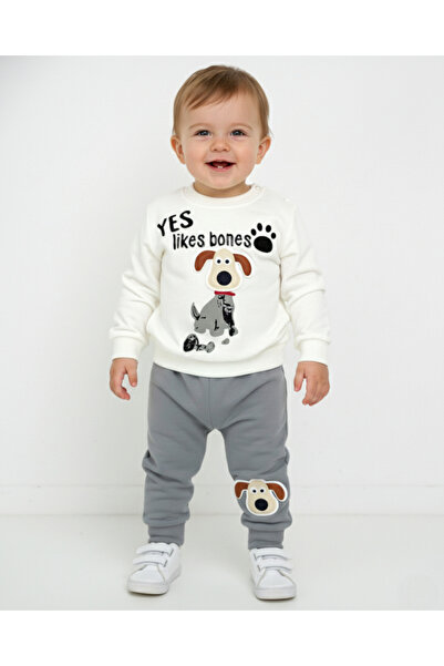 voyyo kids baby 3-6-9-12-18 Months Seasonal Baby Set with Cute Dog Figure