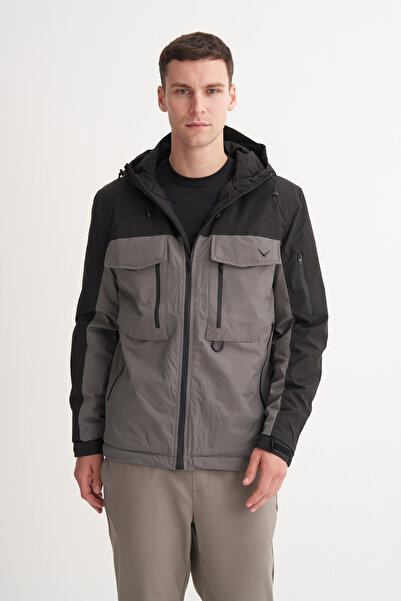 Cazador Caz 13270 Kapşonlu Su İtici Özellik Erkek Mont