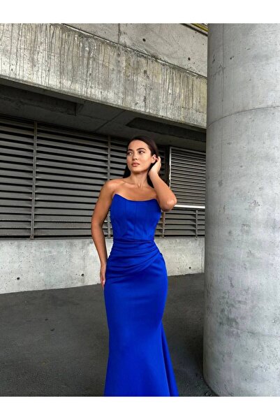 MADAMNİZ Βραδινό φόρεμα με ανοιχτό ώμο