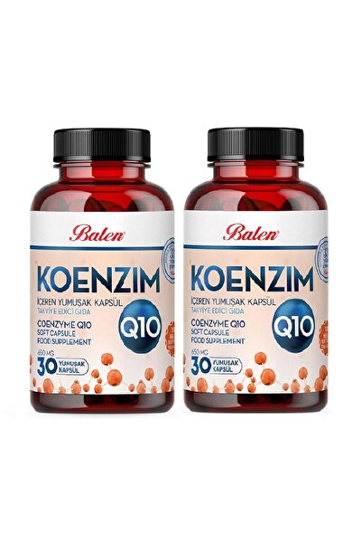 Balen Koenzim Q10 650 Mg 30 Yumuşak Kapsül x 2 Adet
