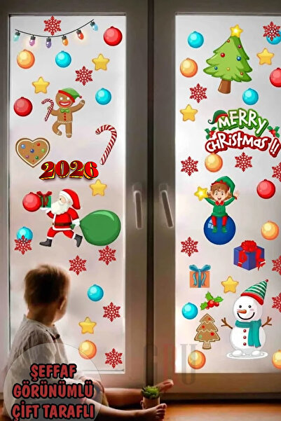 Kt Grup Yeni Yıl Yılbaşı Figürleri Hoşgeldin 2026 Yeni Sezon Şeffaf Çift Tara...