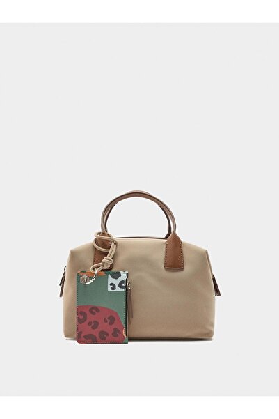 PARFOIS Kadife Dokulu Askılı Tote Çanta