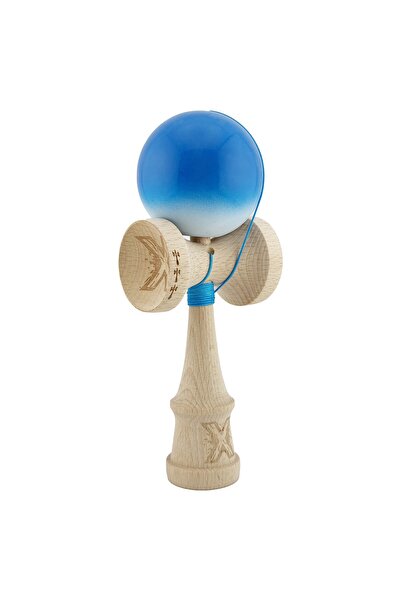 Flippy Kendama X Originala, Profesionala, Flippy, Big Cups V2, Super Sticky, Albastru/Alb