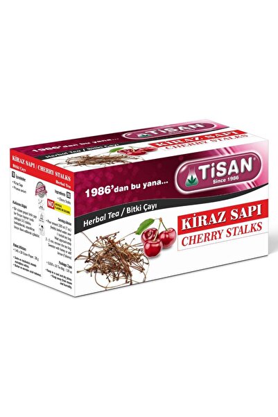 Tisan شاي ساق الكرز 20 كيس فلتر