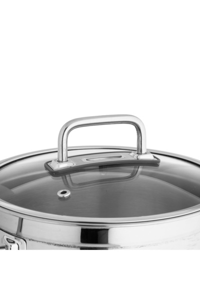 Sofram 28cm 18/10 Stainless Steel Single Casserole