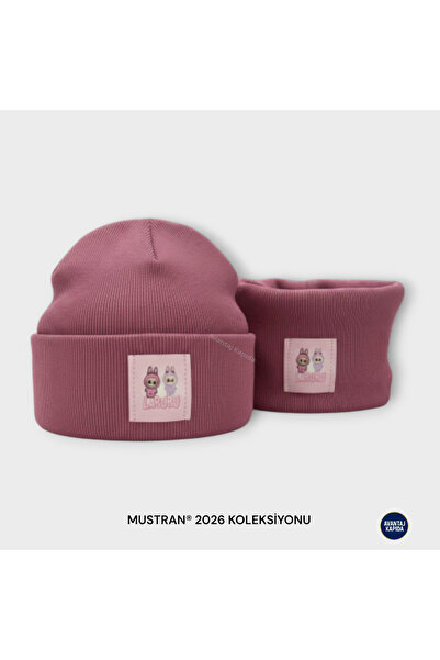 Mustran 95% бавовна, ручної роботи, для дітей віком 4-12 років, набір з 2 шапок і шарфів | Подвійний шар, 4 шари, захист вух, сувенір