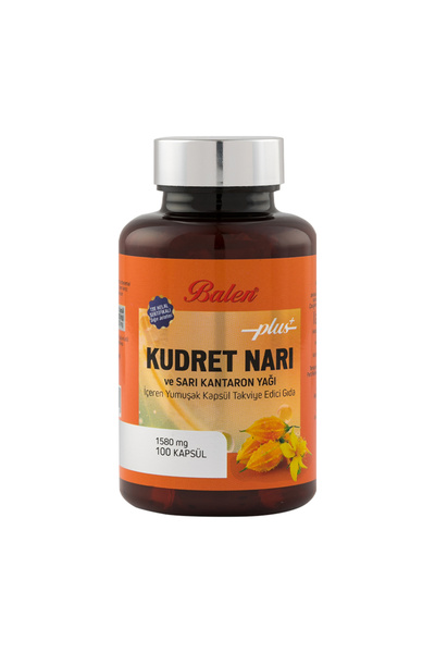 Balen Kudret Narı ve Sarı Kantaron Yağı İçeren 1580 Mg 100 Kapsül