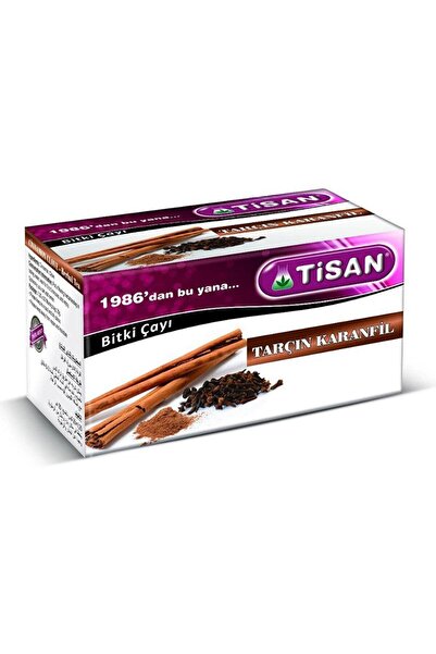 Tisan شاي القرفة القرنفل 20 قطعة في كيس مصقول