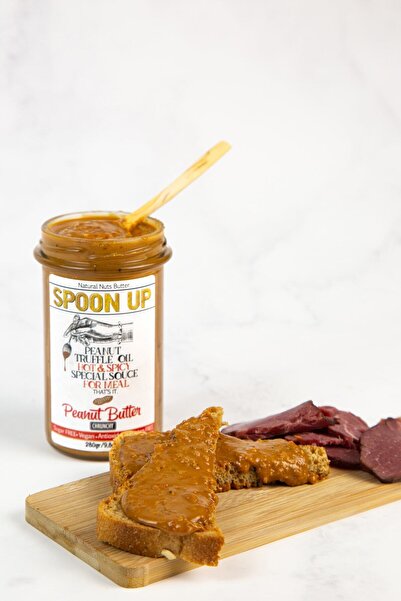 SPOONUP Trüf Mantarı Yağlı&acılı Fıstık Ezmesi Bıg Sıze 485gr (GLUTENSİZ,KATKISIZ,ŞEKERSİZ)